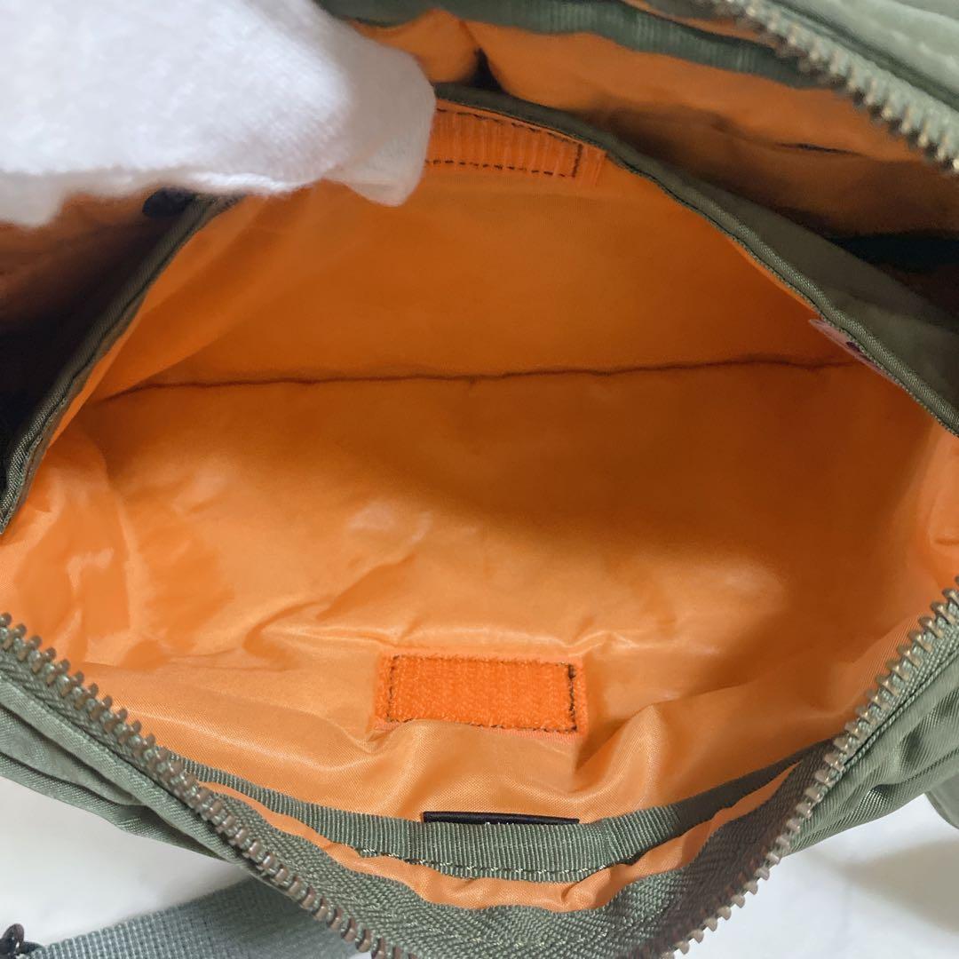 ポーター　PORTER　タンカー　ボディバッグ　斜めがけ　 セージグリーン