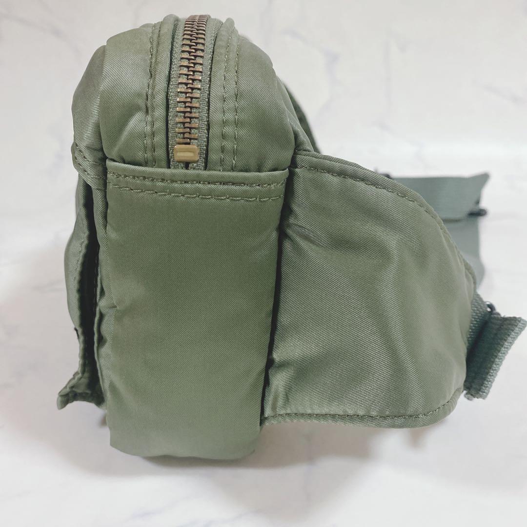ポーター　PORTER　タンカー　ボディバッグ　斜めがけ　 セージグリーン