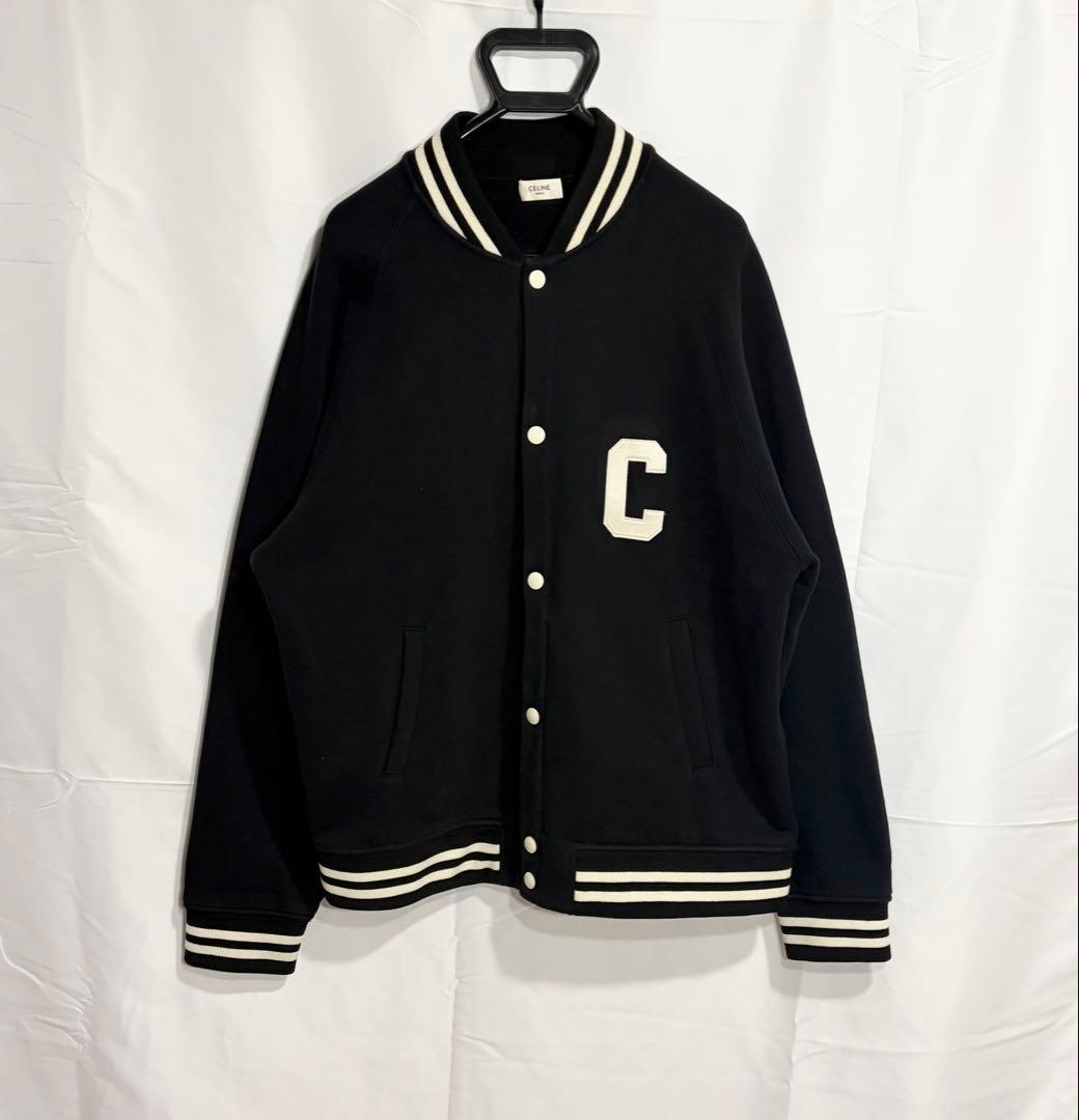 ［極美品］セリーヌ　バックロゴ　テディジャケット　ブルゾン