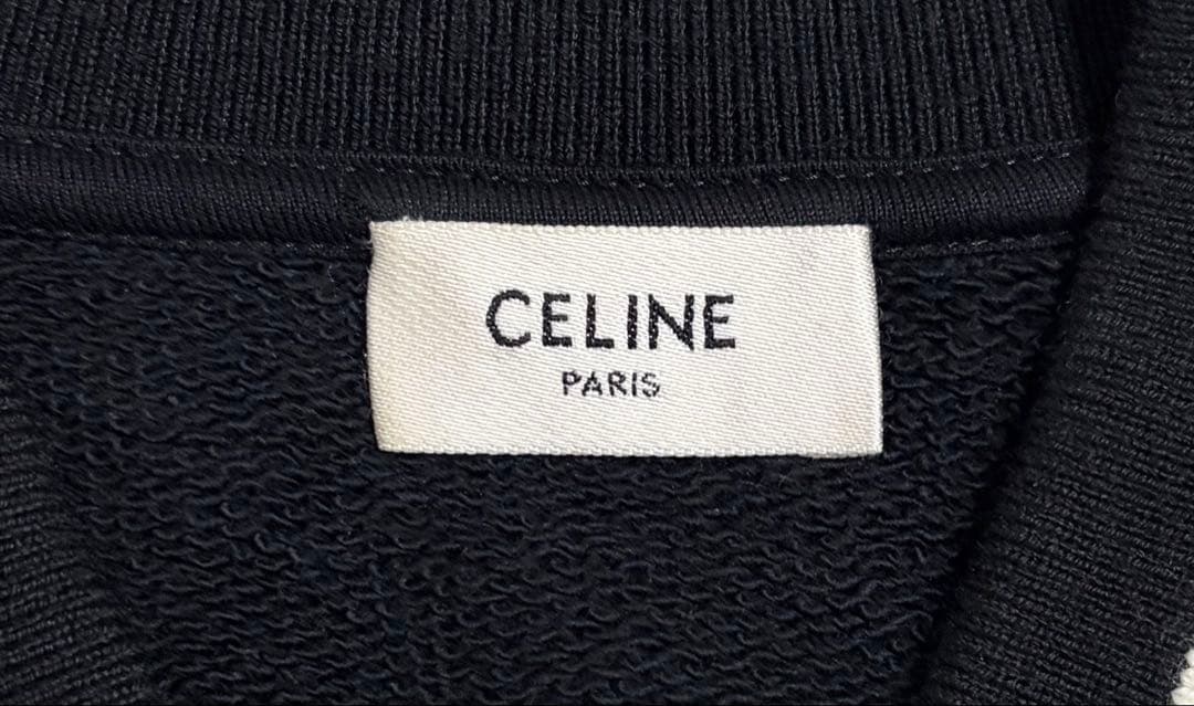 ［極美品］セリーヌ　バックロゴ　テディジャケット　ブルゾン