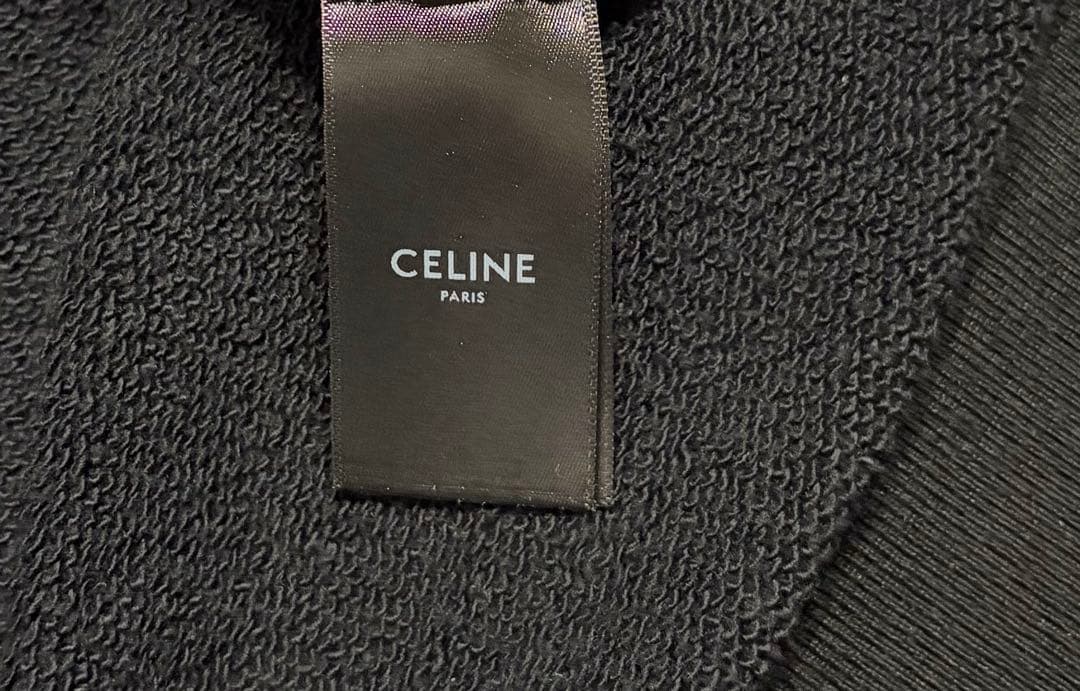 ［極美品］セリーヌ　バックロゴ　テディジャケット　ブルゾン