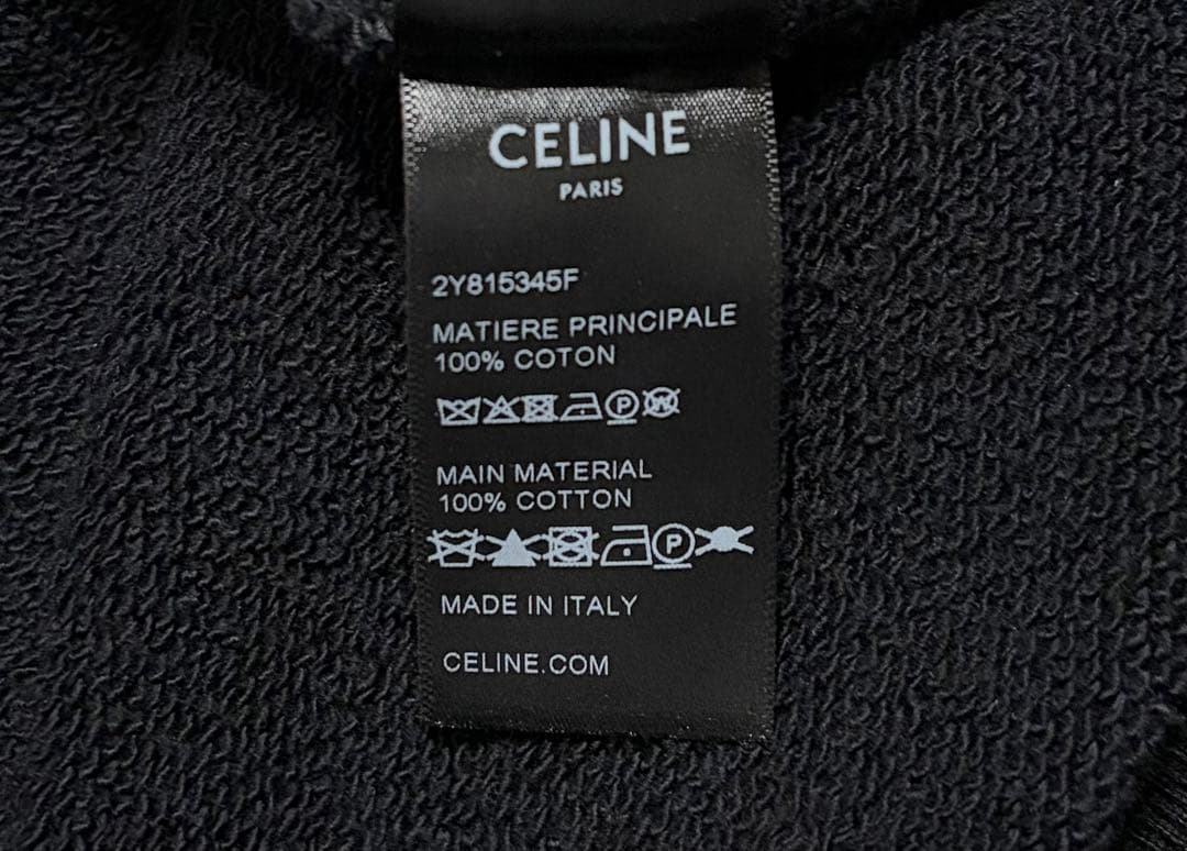 ［極美品］セリーヌ　バックロゴ　テディジャケット　ブルゾン