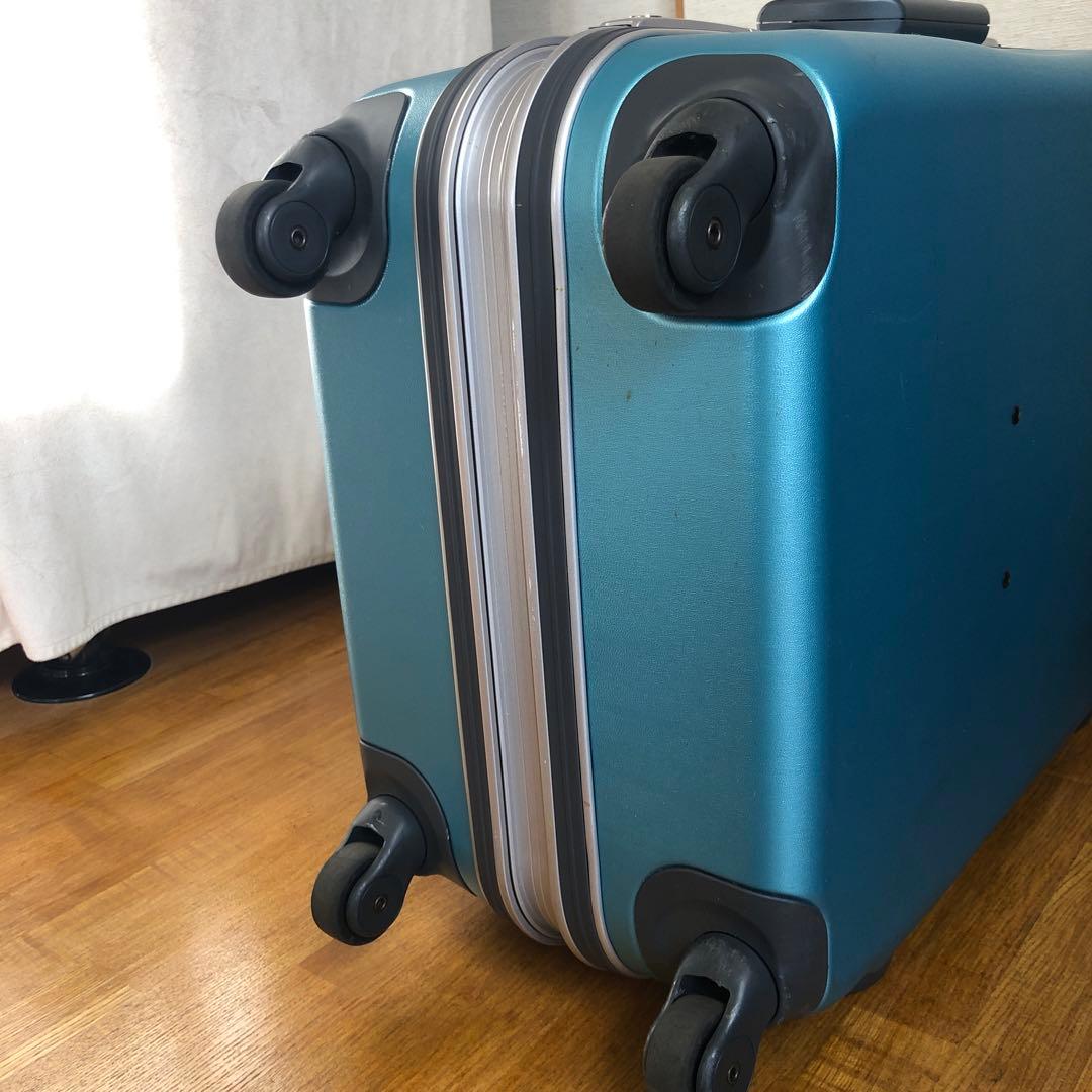 【配送or埼玉直接引取】プロテカ　スーツケース　57L 水色