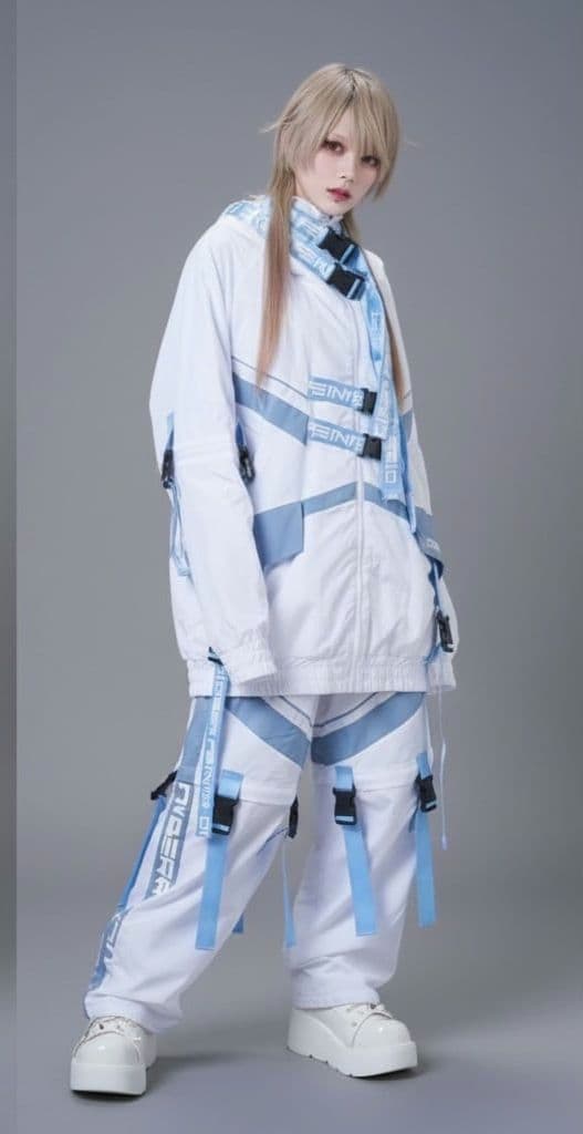 プシュニクス　PSYNYXX ナイロンサイバージャージ　セットアップ　天使界隈