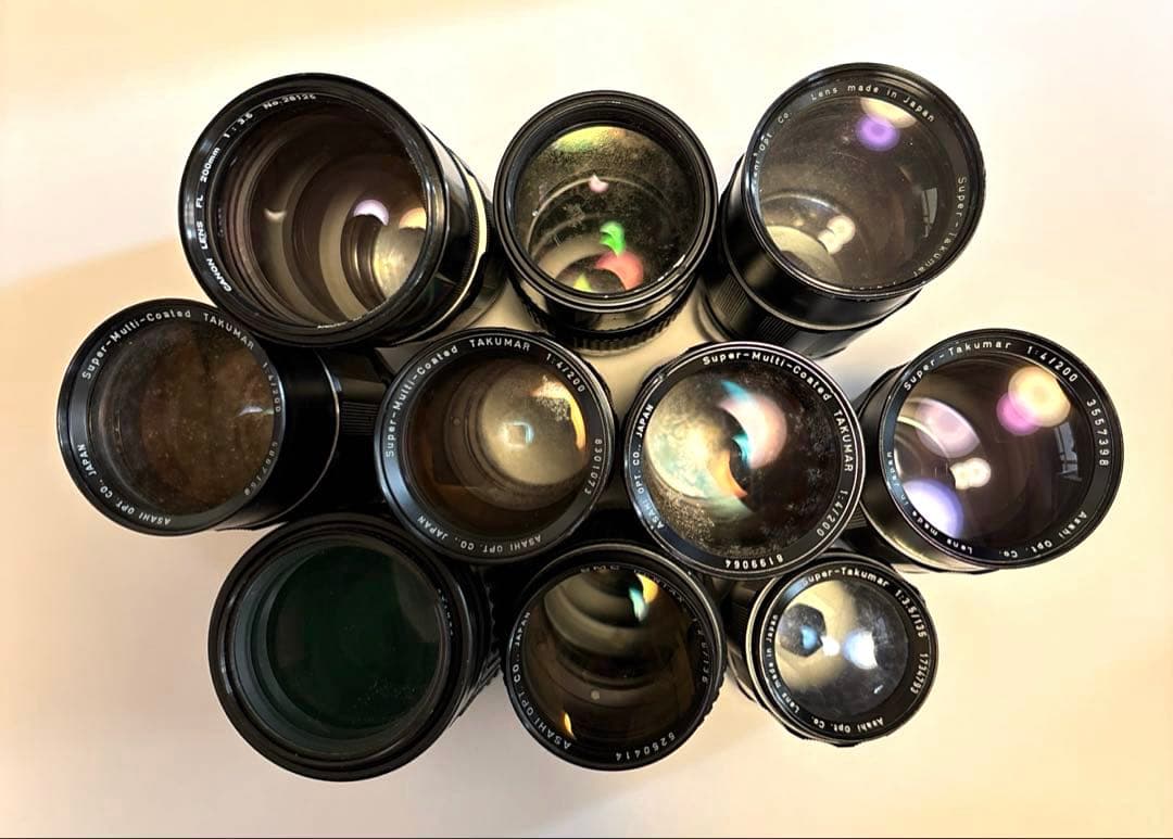 【まとめ売り】PENTAX、Canon、Nikonなどオールドレンズ10点