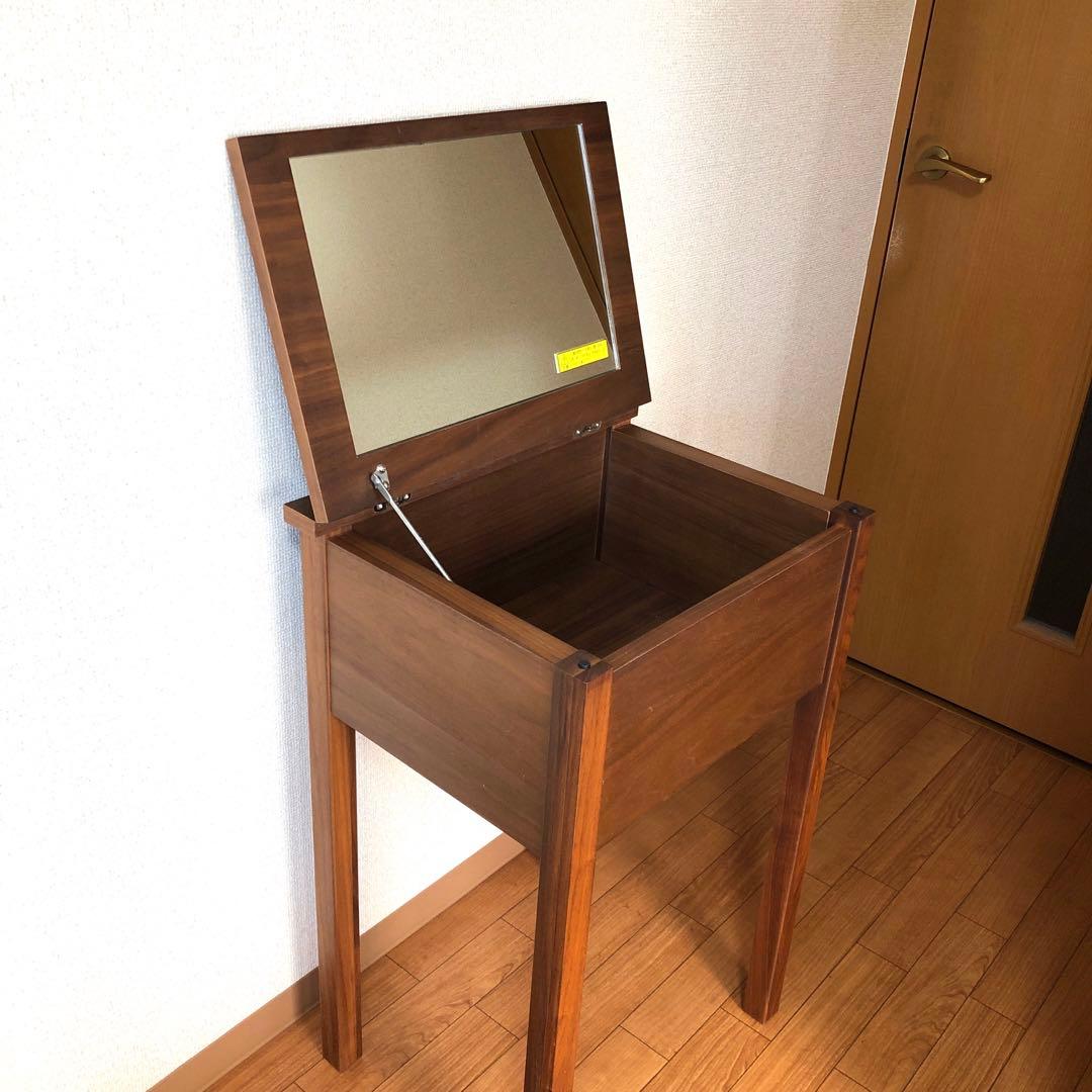 廃盤 無印良品 ドレッサー デスク スツール ミラー 鏡 化粧台