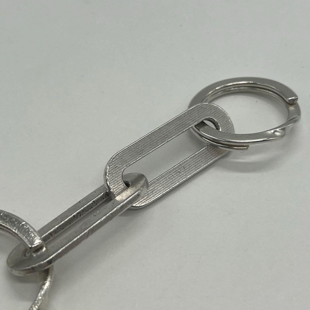 グッチ GUCCI オーバル キーリング キーホルダー SV925 オールド