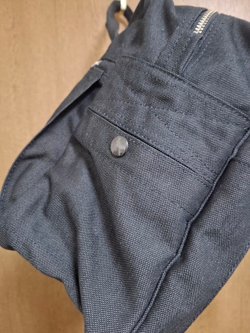 極美品☆ ポーター スモーキー ボストンバッグ ダブルポケット 黒