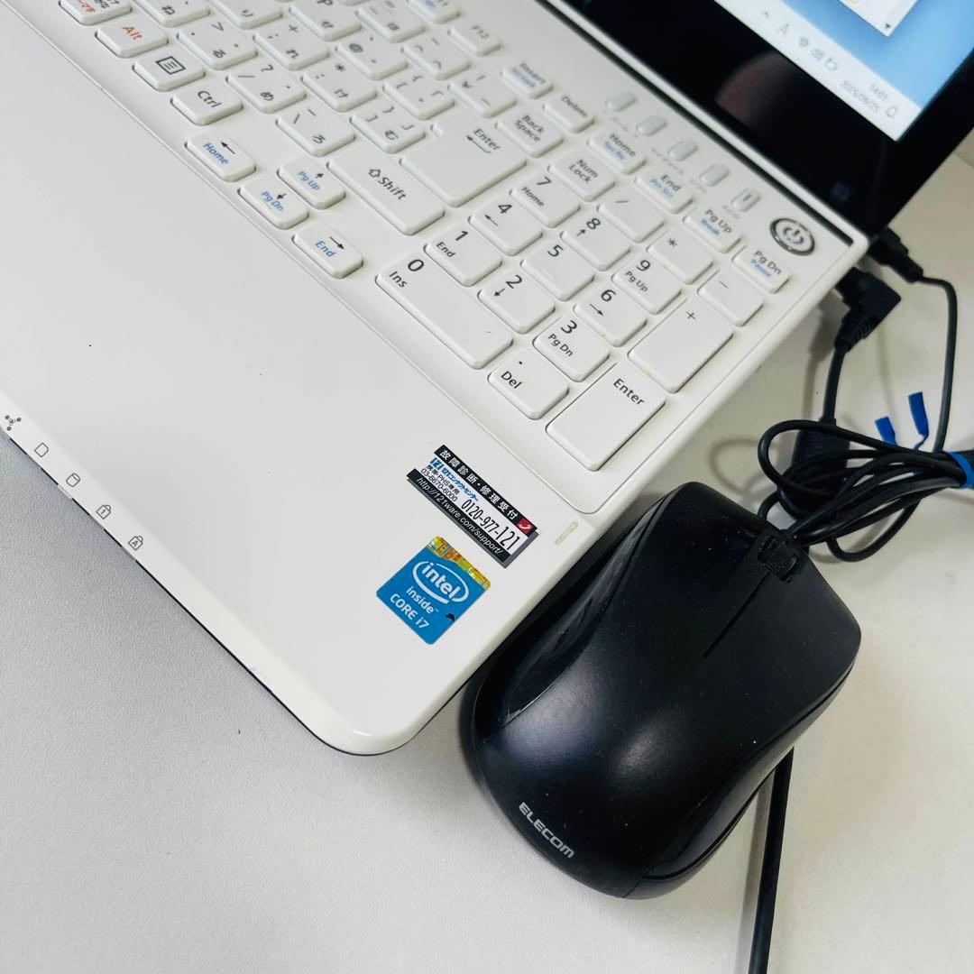 T402 NECノートパソコン i7メモリ8Gサクサク動くWEBカメラWin11