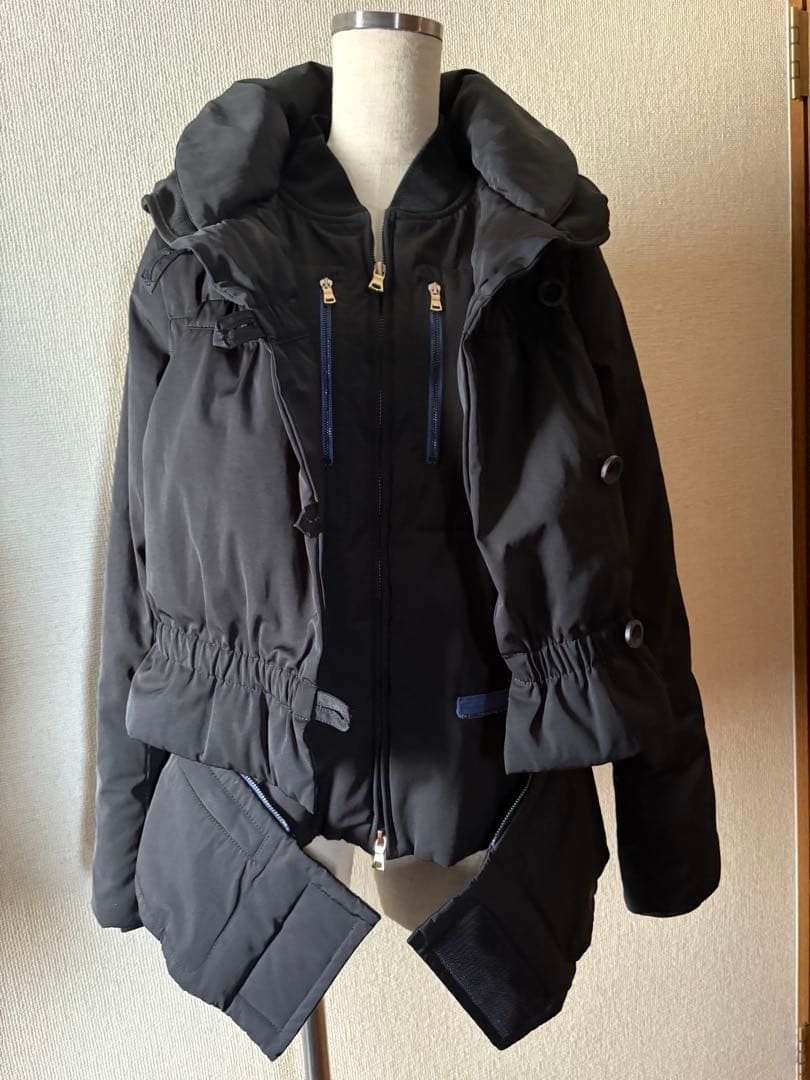 マリテフランソワジルボー　ダウンジャケット ベストフード付き