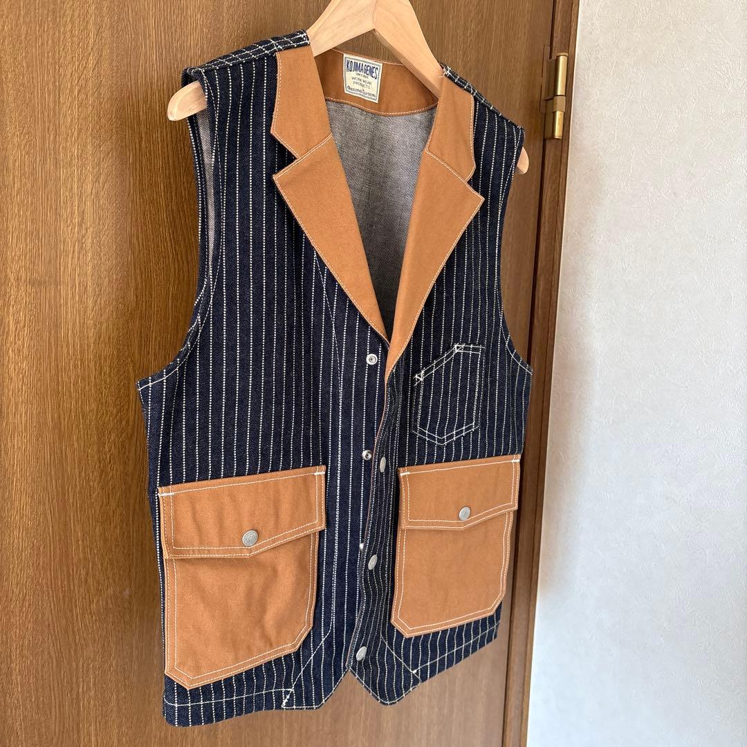 児島ジーンズ ベスト Lサイズ