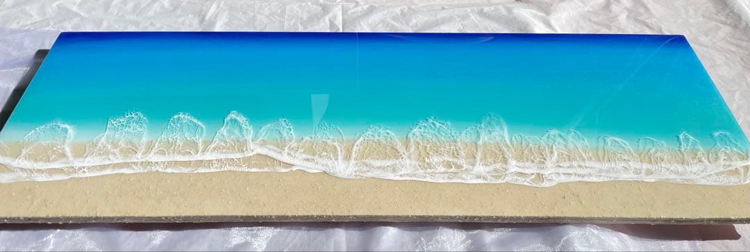 よっしー　オーシャンレジン　ロングパネル　W110㎝✖️H35㎝