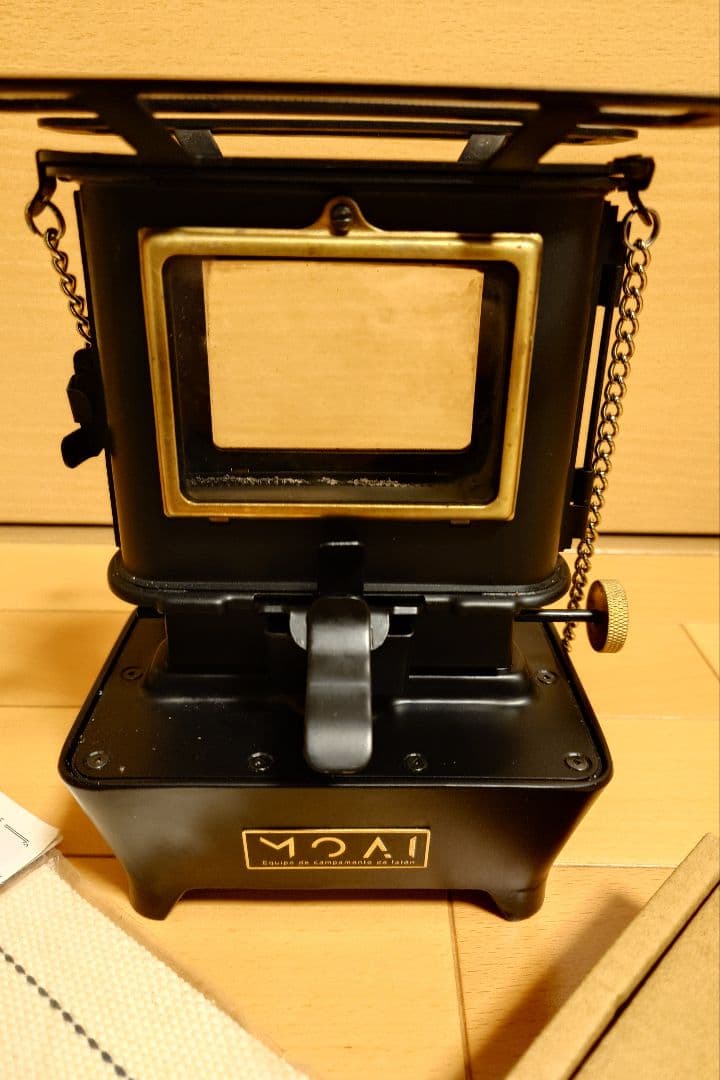 ❄スノー柄ガラス付 ThousWinds ファイヤーダンス アイロンストーブ