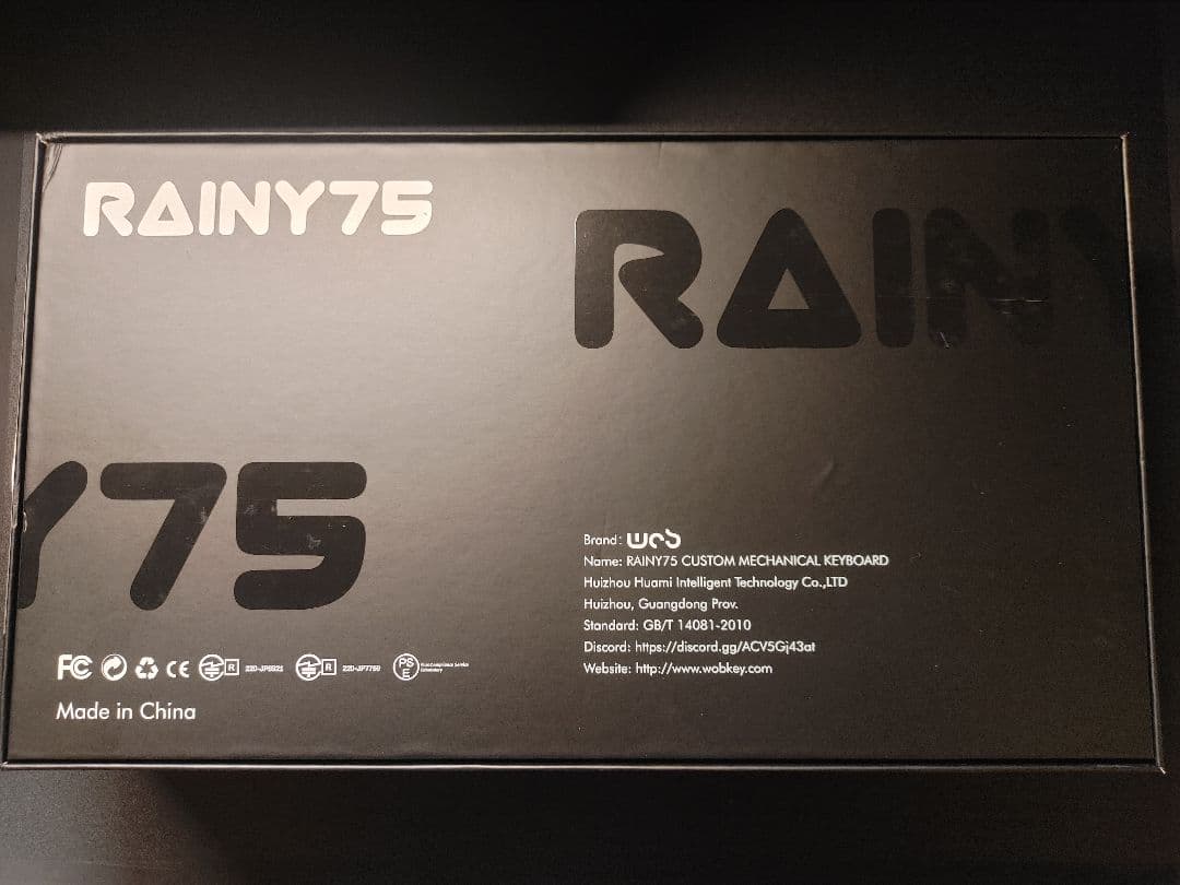 キーボード Rainy75 Color Black