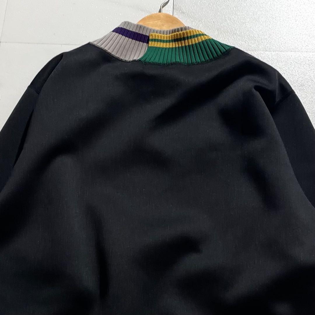 【美品】kolor クレイジーパターン ダンボールスウェット Lサイズ 黒