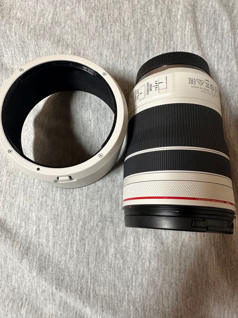 Canon RF70-200mm F4L IS USM レンズフード、袋付き
