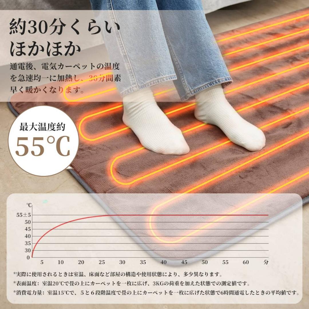 電気カーペットとしても使えるあったか電気毛布