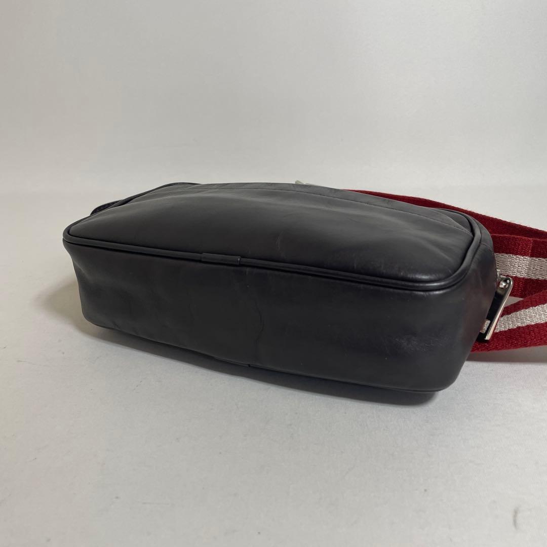 2601-181｜美品｜バリー ボディバッグ レザー ダークブラウン