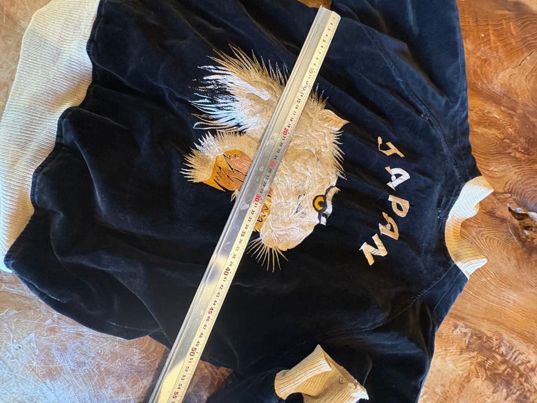 50s 別珍　スカジャン　最高サイズ　スペシャル　白虎　本物