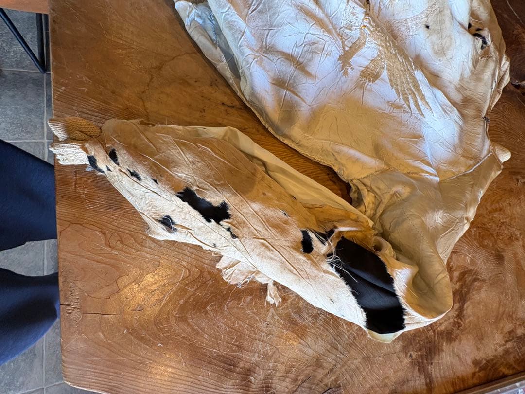 50s 別珍　スカジャン　最高サイズ　スペシャル　白虎　本物