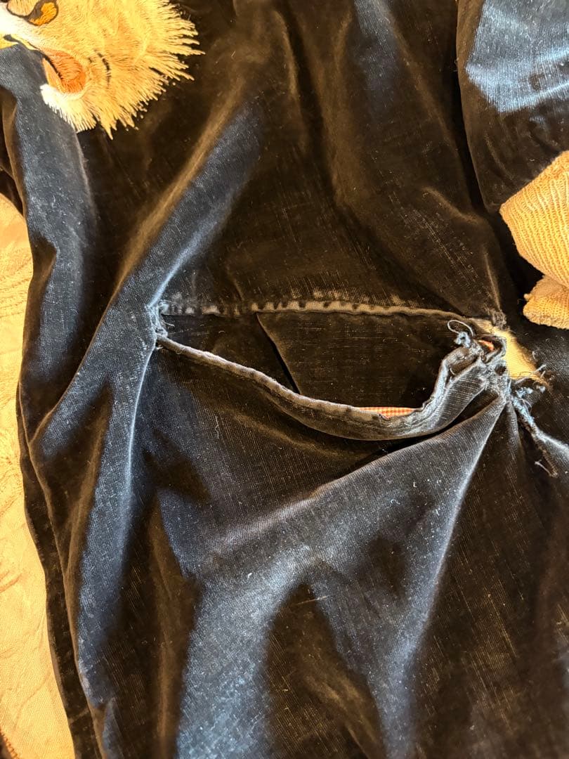 50s 別珍　スカジャン　最高サイズ　スペシャル　白虎　本物