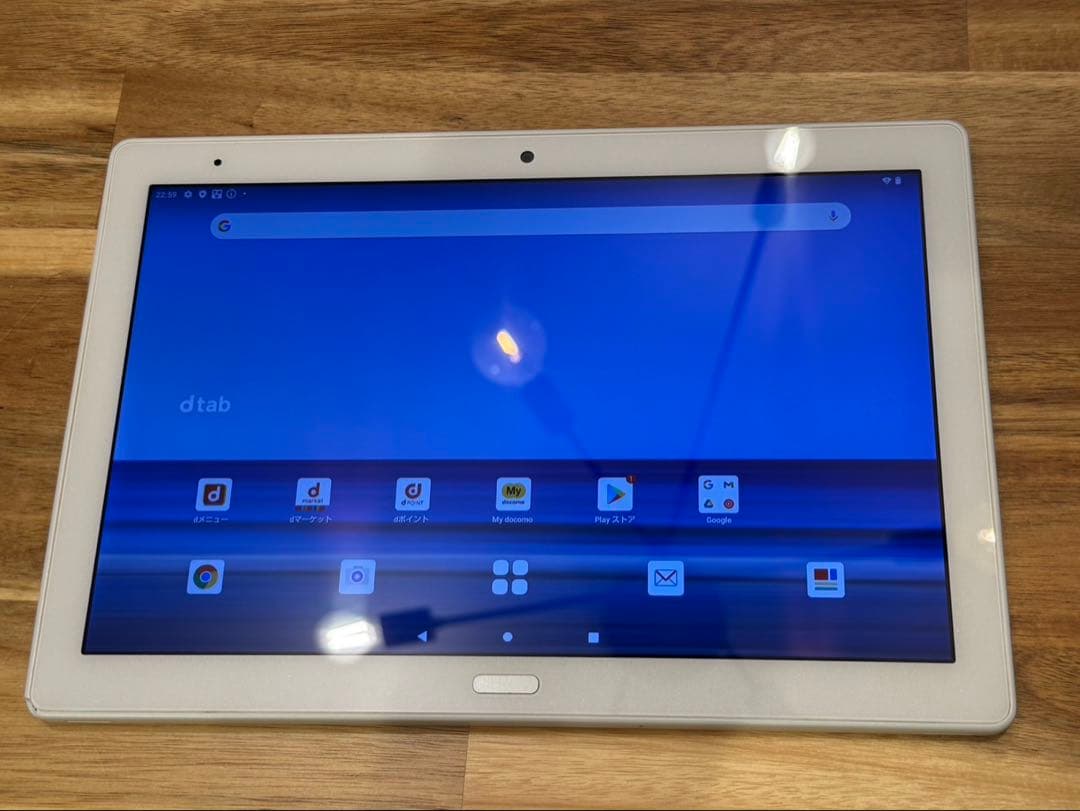 電池80%以上　docomo ドコモ　タブレットd-41a dtab ホワイト