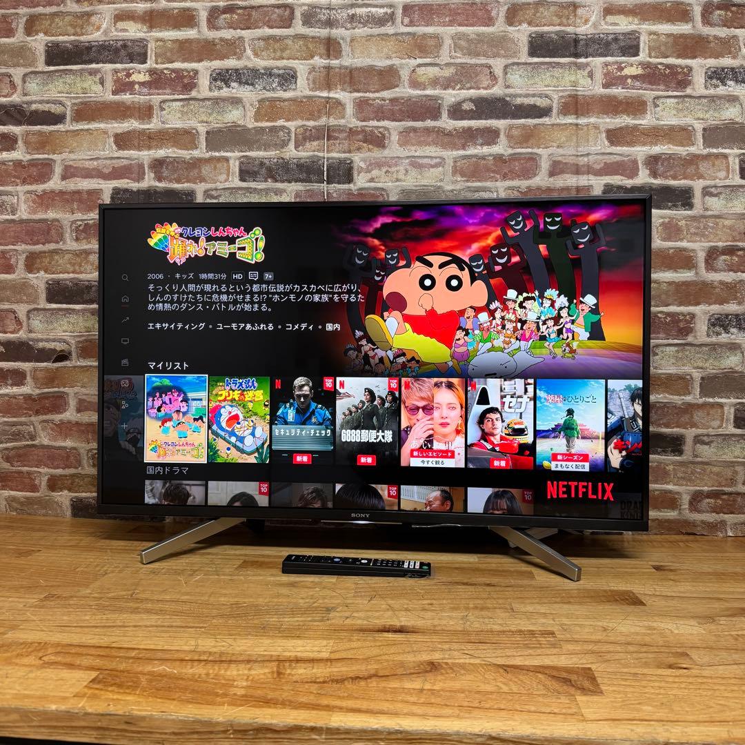 SONY 49V型 4K液晶テレビ BRAVIA KJ-49X8500F