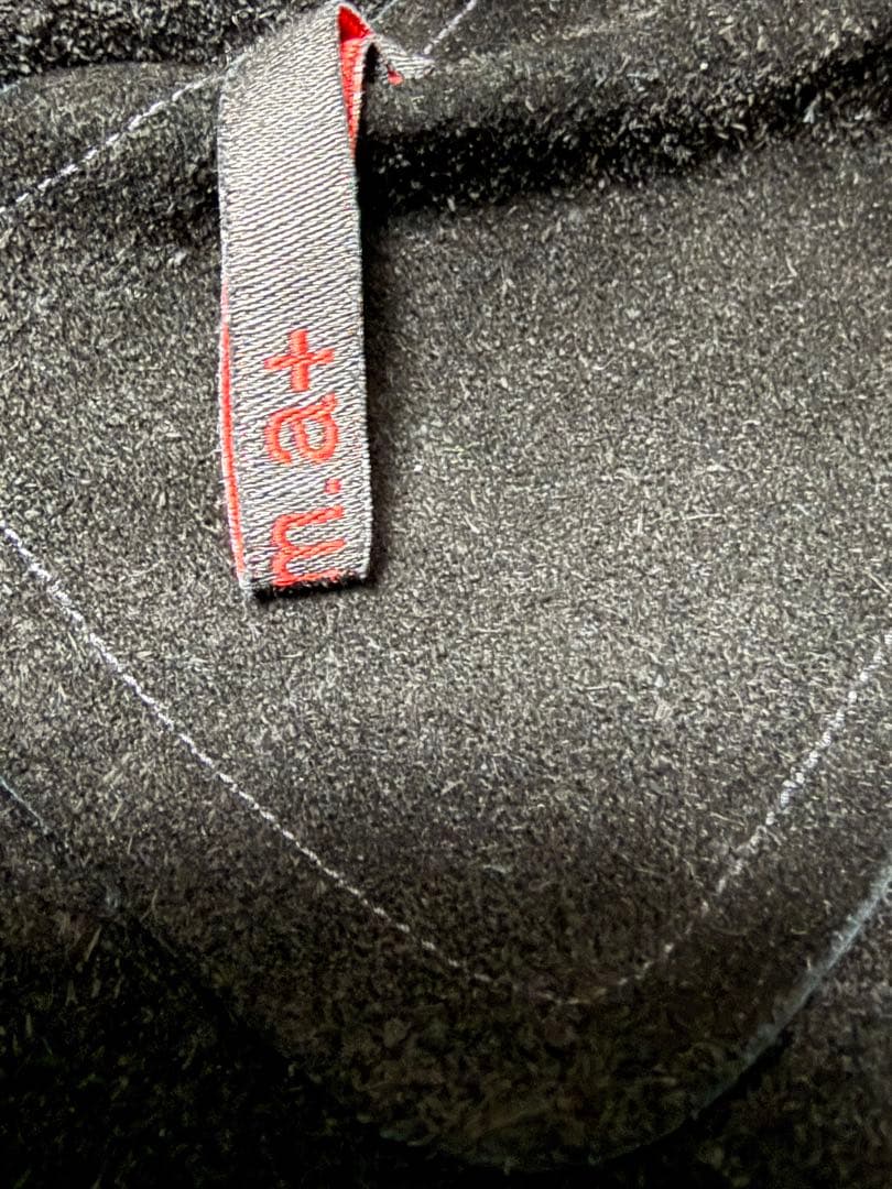 r*o様 m.a+ ジップ トールカラー レザーシャツ