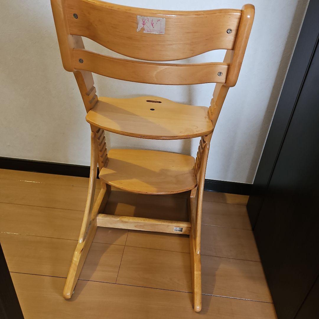 すくすくチェアスリム　テーブル&ガード付　大和屋　　ベビーチェア