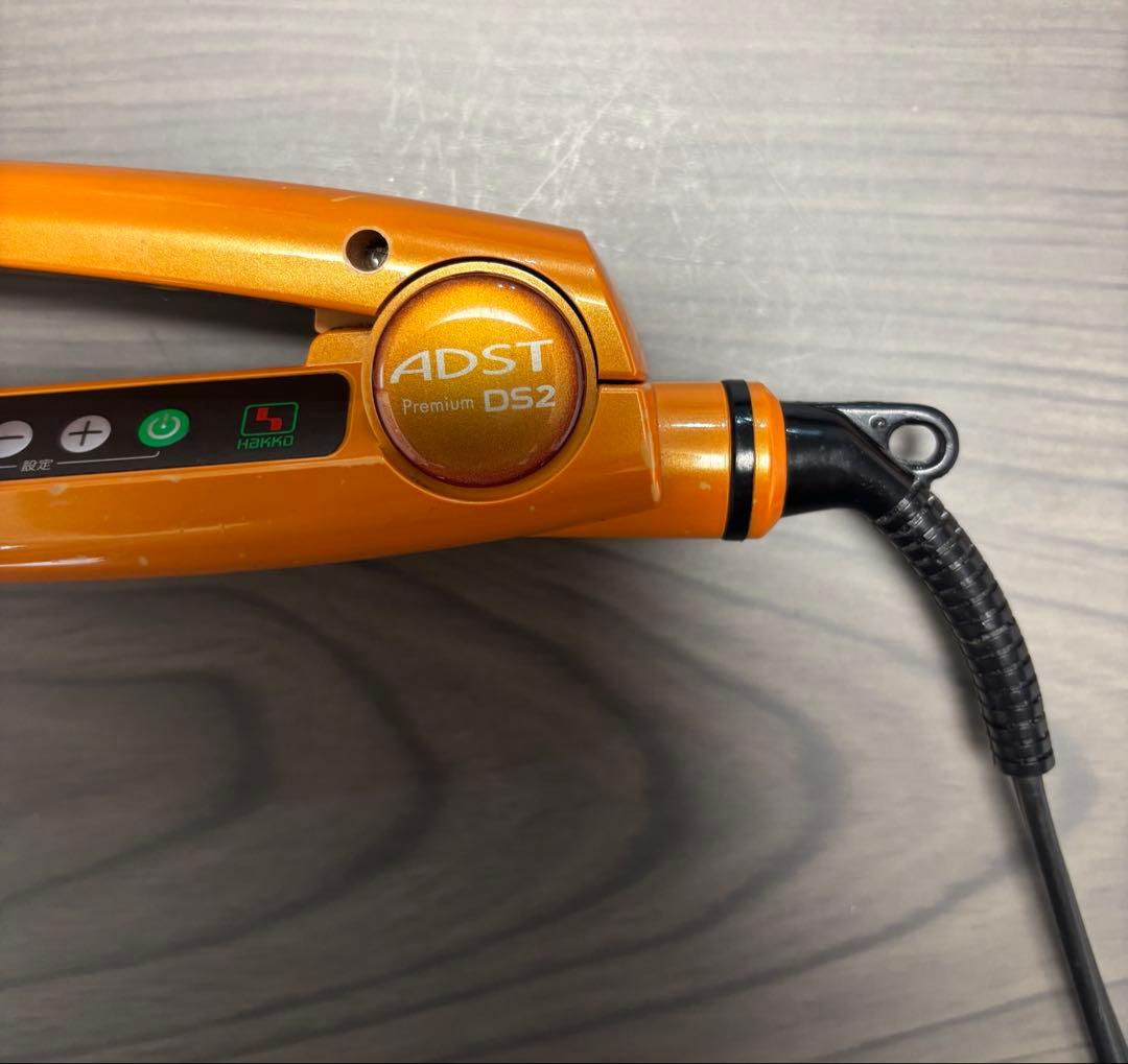 【ジャンク品】ADST D52 ストレートヘアアイロン オレンジ