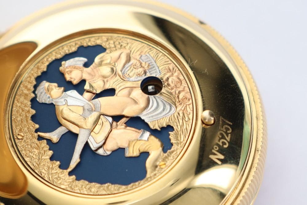 ◆CHARLES REUGE ロマンス 高級オルゴール付き懐中時計 09197