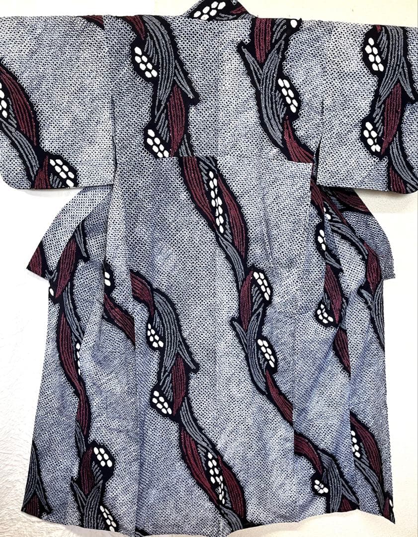 有松鳴海絞り　浴衣　すずらん　（212）