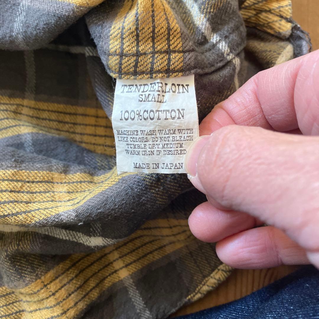 美品Tenderloin チェック柄ネルシャツ