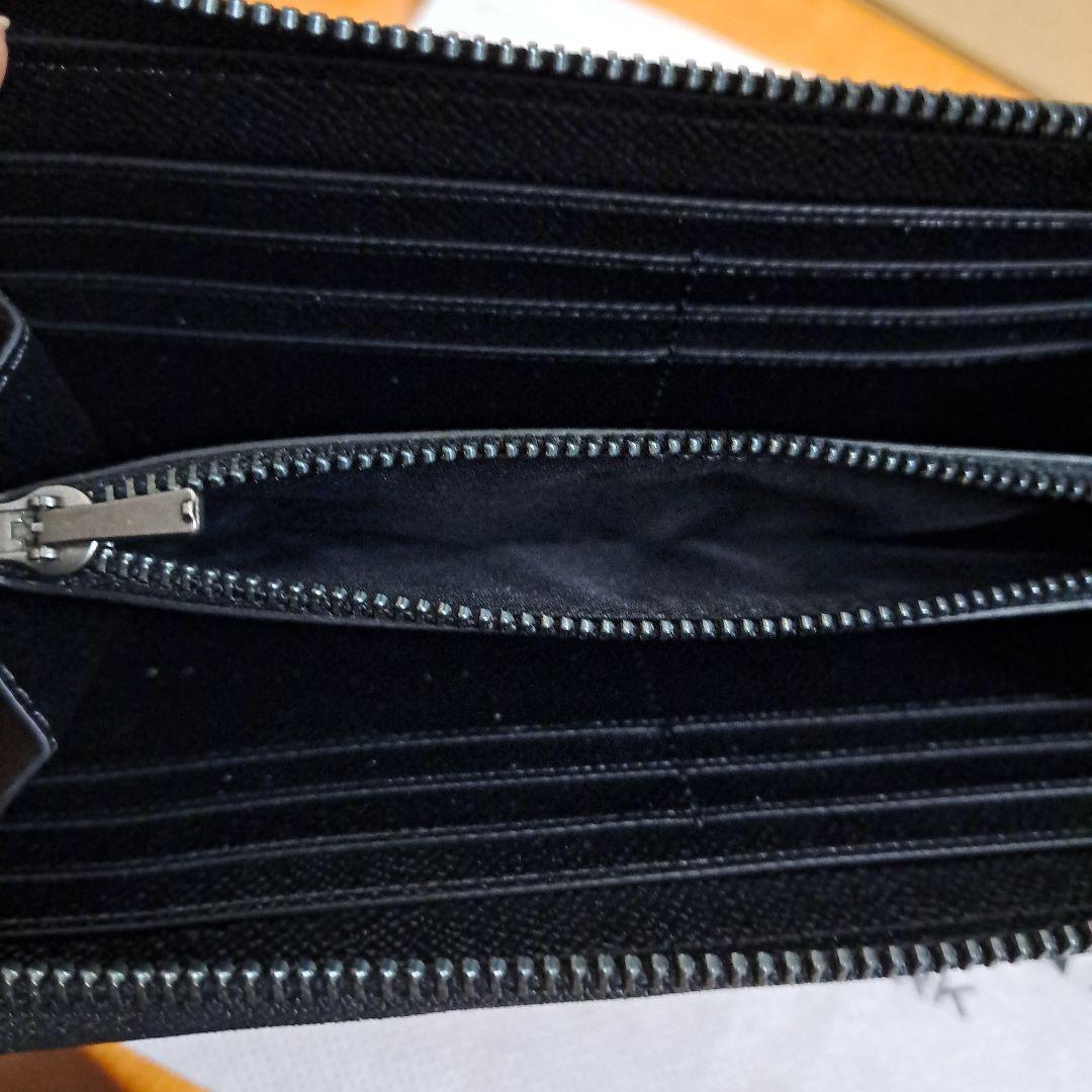 【新品】コーチ　COACH 　長財布　メンズ　ラウンド　ファスナー