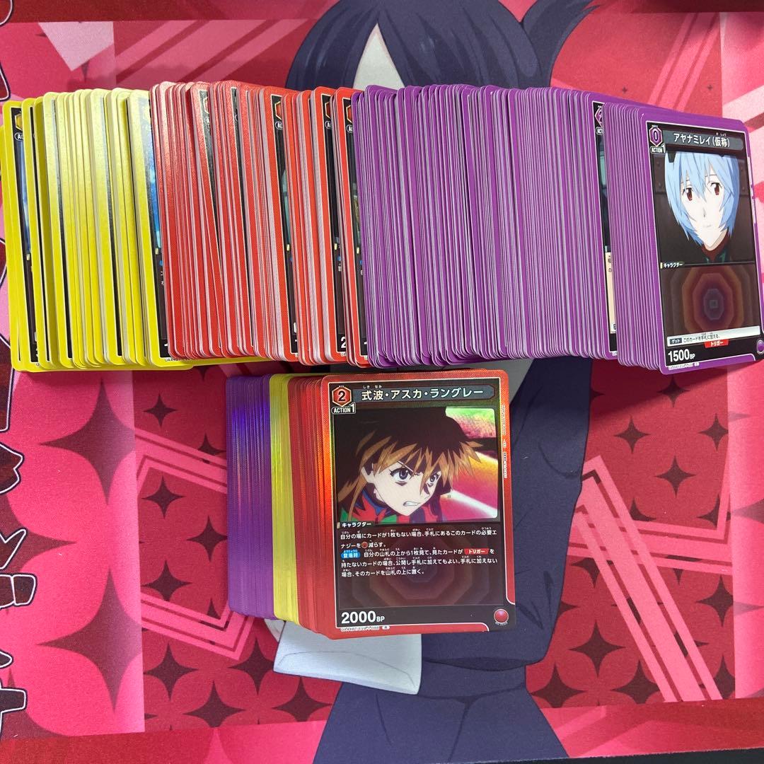 ユニアリ　エヴァンゲリオン　エヴァ　ブースターパック　SR以下　４コン　全色