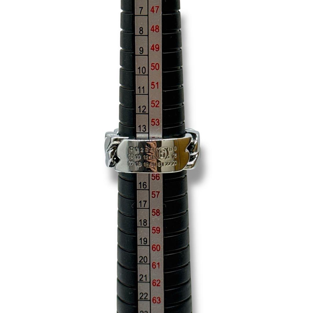 未使用級✨メゾンマルジェラ MM6 ニューメリック チェーン リング 14号