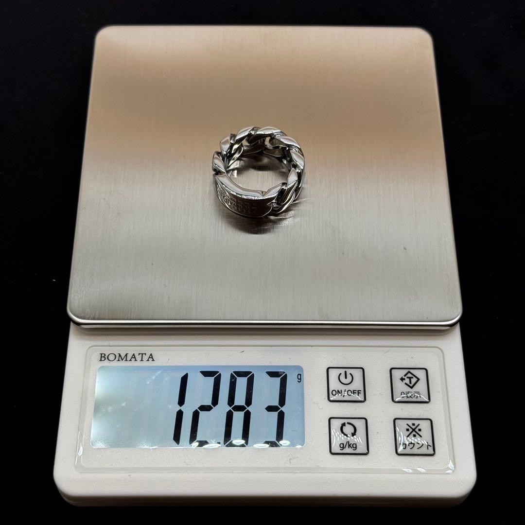 未使用級✨メゾンマルジェラ MM6 ニューメリック チェーン リング 14号