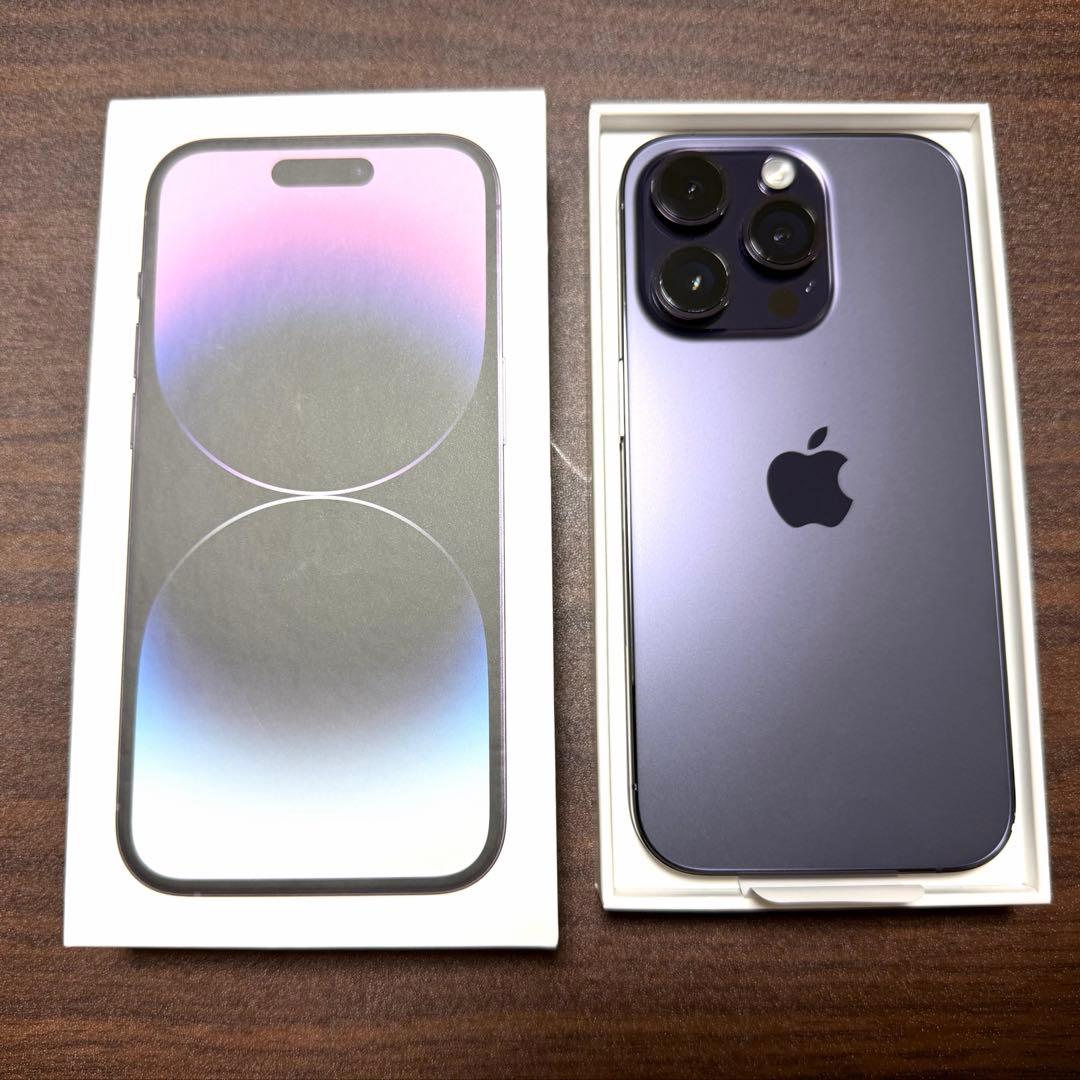 米国版 アメリカ版 Apple iPhone 14 Pro ディープパープル