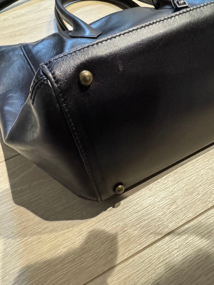 マザーハウス　アンティークボックストート　アンティークブラック