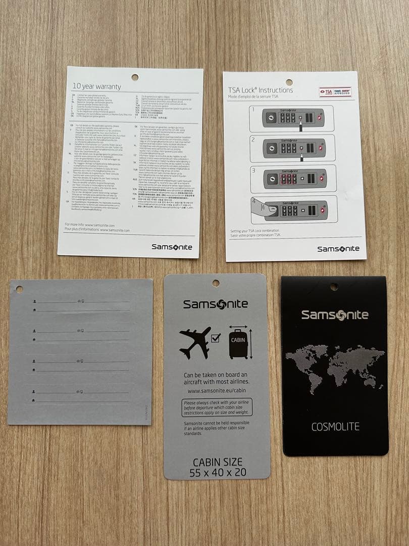 【機内持ち込み】コスモライト スピナー55 36L ミッドナイトブルー