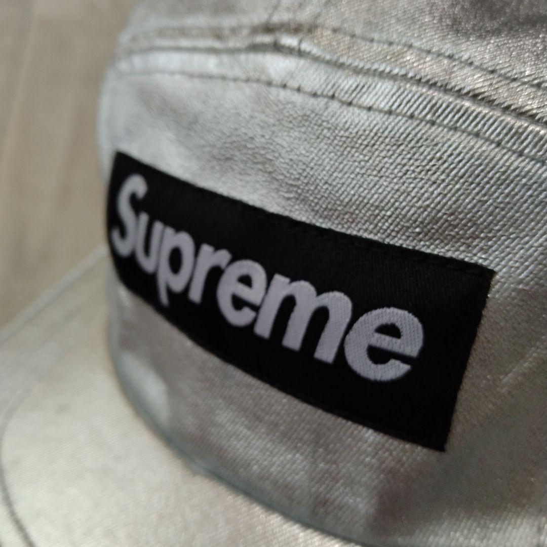 シュプリーム　キャンプキャップ　シルバー