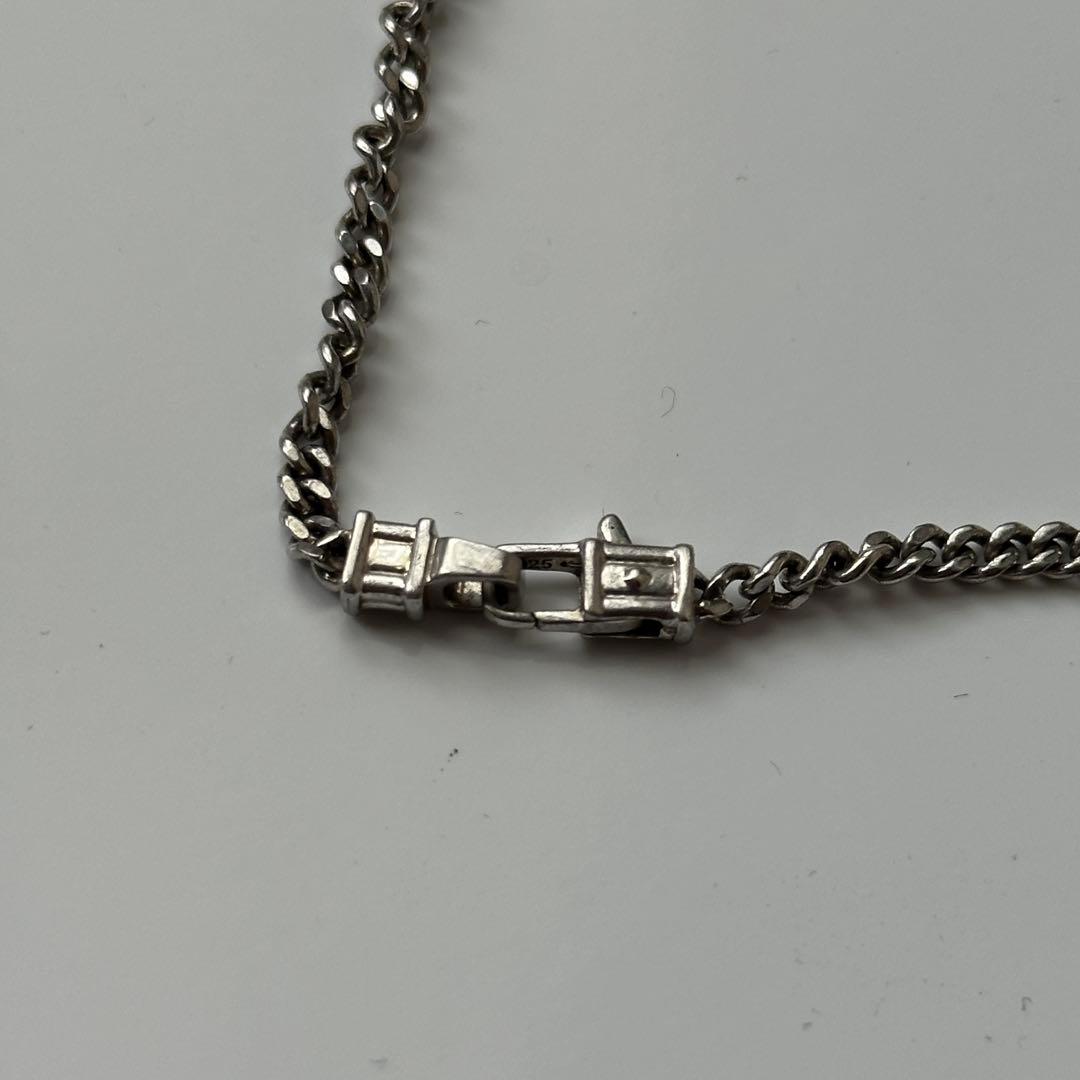 Tom Wood スターリングシルバー カーブチェーンブレスレット L