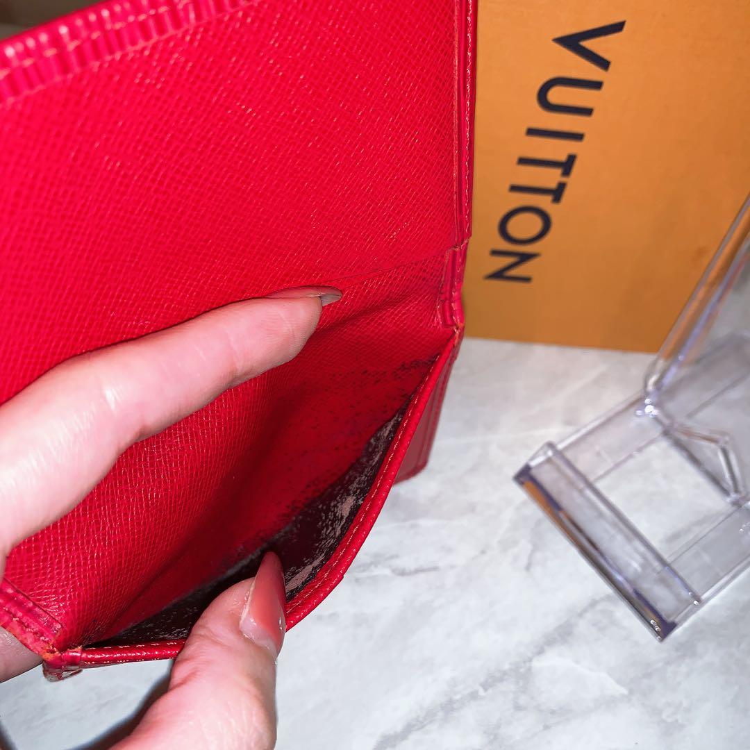 LOUIS VUITTON エピレザー 名刺入れ レッド
