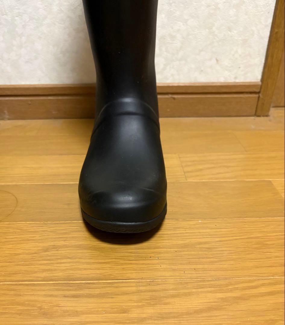 【極美品】HUNTER ロングブーツ ブラック 23~23.5 ナップサック&箱