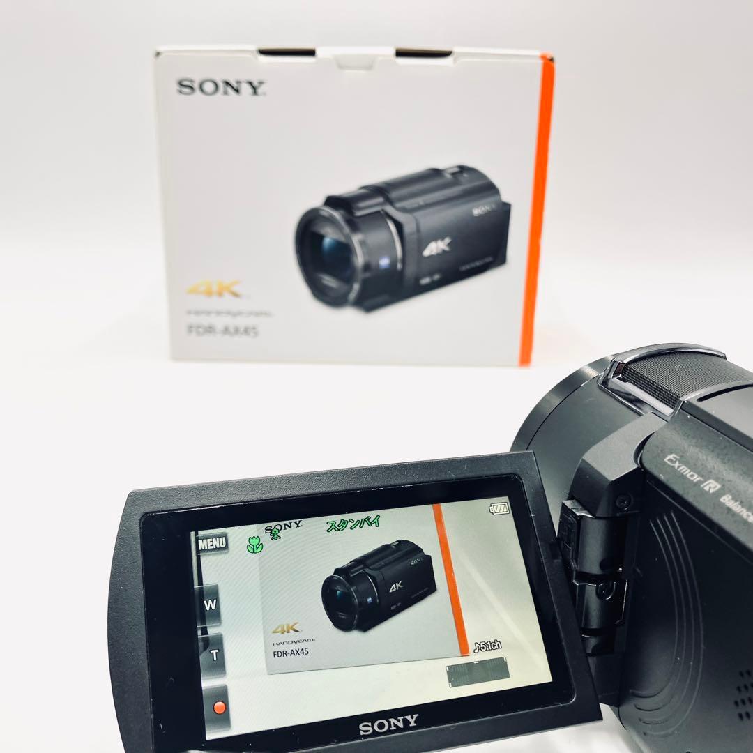 4K・Wi-Fi対応♪ SONY HANDYCAM FDR-AX45 ブラック