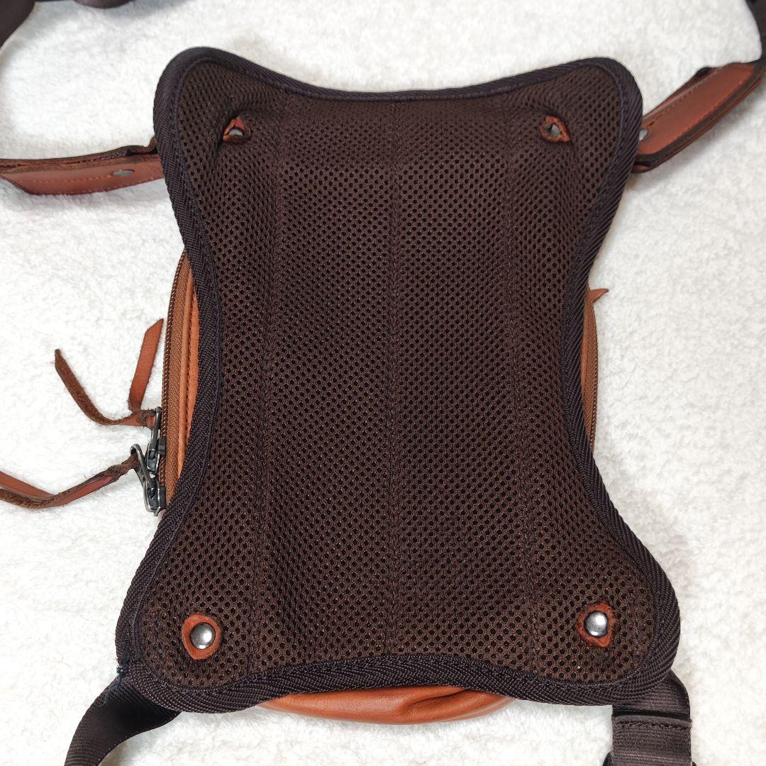 クシタニ KUSHITANI K-3578 2WAY レッグバッグ 本革 レザー