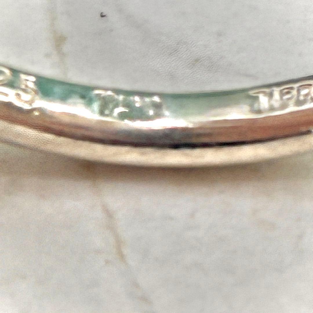 【箱、袋付き】オールドティファニー　14号　フック＆アイ　ラブノット　リング