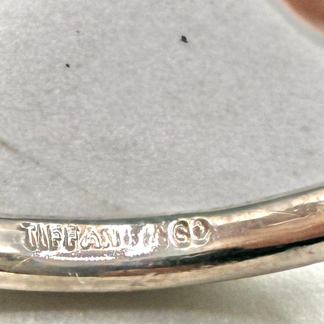 【箱、袋付き】オールドティファニー　14号　フック＆アイ　ラブノット　リング