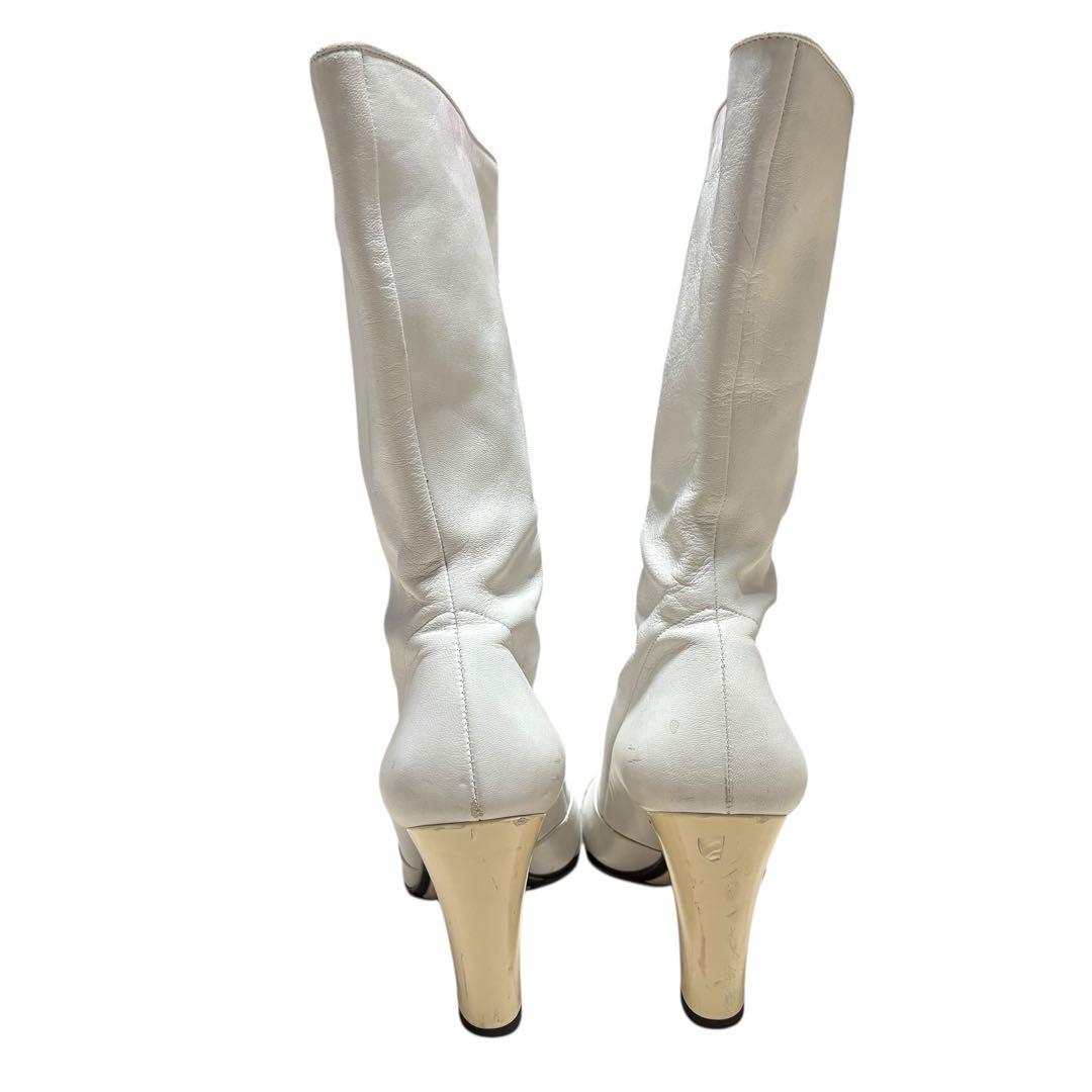 CHANEL シャネル ココマーク ボタン ブーツ 36 1/2