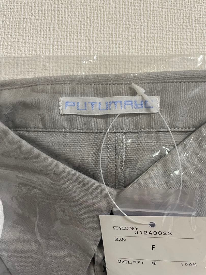 PUTUMAYOプトマヨ 長袖シャツ ブラウス ネクタイ付